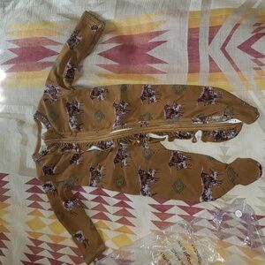 Cowkid Clothing Company Longhorn Footie